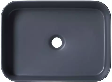 Раковина накладная Allen Brau Fantasy 50 см 4.11021.AN черная матовая, без перелива