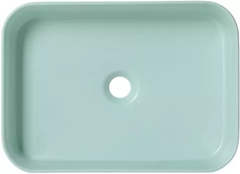 Раковина накладная Allen Brau Fantasy 50 см 4.11021.MT зеленая матовая, без перелива
