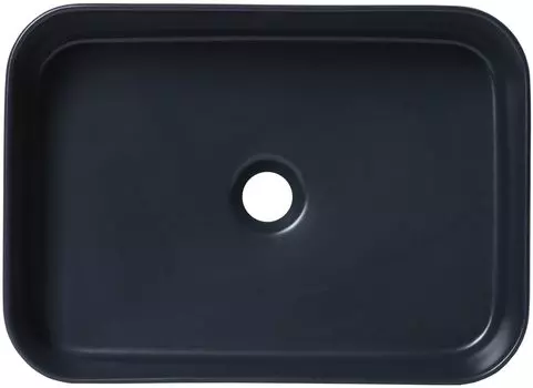 Раковина накладная Allen Brau Fantasy 50 см 4.11021.31 черная матовая, без перелива