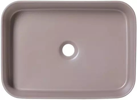 Раковина накладная Allen Brau Fantasy 50 см 4.11021.TP коричневая матовая, без перелива