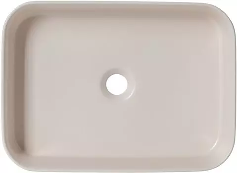 Раковина накладная Allen Brau Fantasy 50 см 4.11021.IV бежевая матовая, без перелива