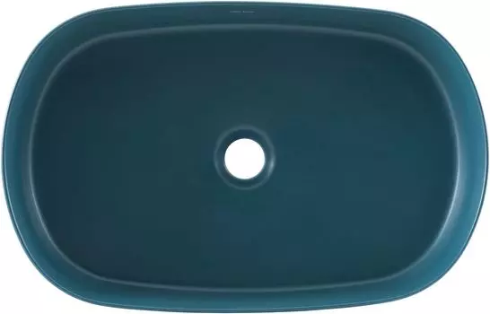 Раковина накладная Allen Brau Fantasy 55 см 4.11022.PT петроль, без перелива