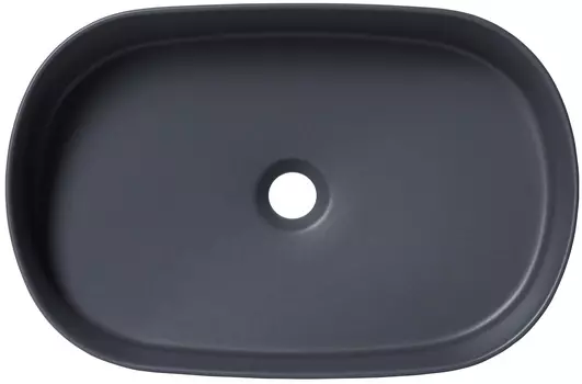 Раковина накладная Allen Brau Fantasy 55 см 4.11022.AN антрацит, без перелива