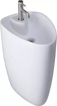 Раковина накладная Allen Brau Infinity 58 см 4.21015.20 глянцевая, белая