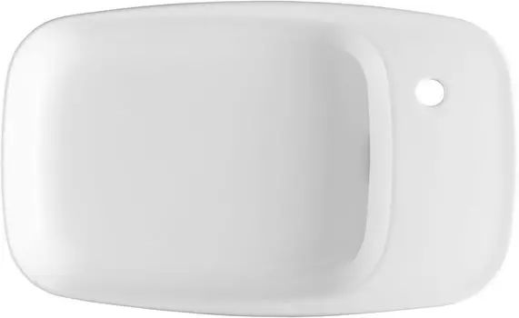 Раковина накладная Allen Brau Liberty 70 см 4.32012.21 матовая, белая