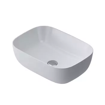 Раковина накладная Am.Pm Func 45 см M8FWCC10450WG белая глянцевая