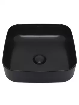 Раковина накладная AQUAme 39 см AQM5011 черная матовая
