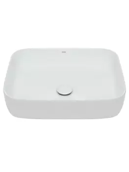 Раковина накладная AQUAme 50 см AQM5010 белая глянцевая