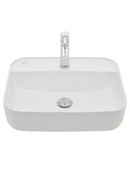 Раковина накладная AQUAme 51 см AQM5001 белая глянцевая