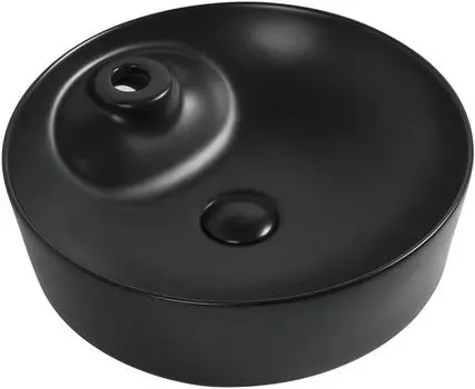 Накладная раковина Aquanet Moon-2-MB 43 см черная матовая