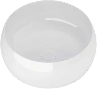 Накладная раковина Aquanet Round-1 36 см белая