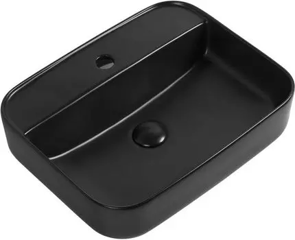 Накладная раковина Aquanet Soul-2-MB 50 см черная матовая