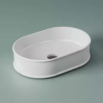Раковина накладная Artceram Atelier 60 см ATL002 01 00 белая