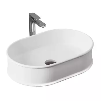 Раковина накладная Artceram Atelier 60 см ATL002 05 00 белая матовая