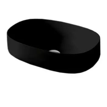 Раковина накладная Artceram Cognac 55 см COL003 17 34 черная матовая