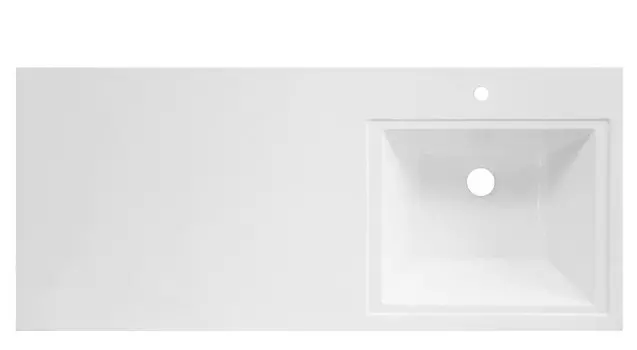 Раковина из литьевого мрамора BelBagno 1203x480x156 BB1200/480-LV-MR-R правосторонняя