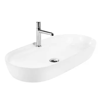 Раковина накладная BelBagno BB1347 82 см белая