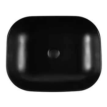 Раковина накладная BOND Cube 50 см S61-508 черная матовая