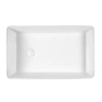 Раковина накладная BOND Cube 62 см S67-610 белая глянцевая