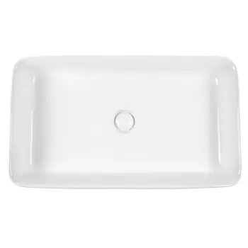 Раковина накладная BOND Cube 68 см S64-680 белая глянцевая