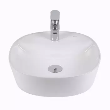 Раковина накладная BOND Oval 41 см S01-410 белая