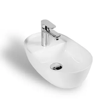 Раковина накладная BOND Oval 42 см S09-420 белая