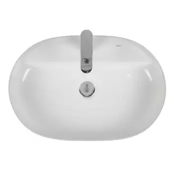 Раковина накладная BOND Oval 60 см S01-600 белая