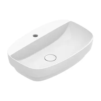 Раковина накладная Catalano Alvea 60 см 0625601001 белая глянцевая