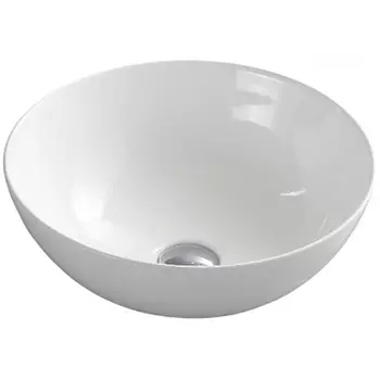 Раковина накладная CeramaLux 42 см 104 белая