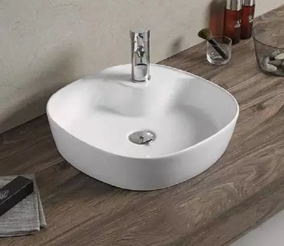 Раковина накладная CeramaLux 44 см 9442 белая