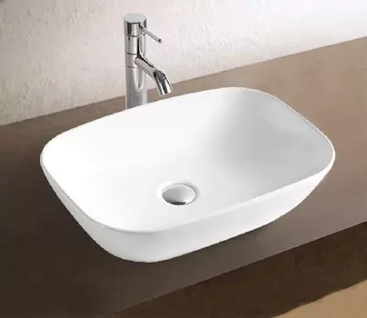 Раковина накладная CeramaLux 50 см 9447 белая