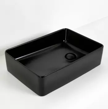 Раковина накладная CeramaLux 51 см 6250MB черная