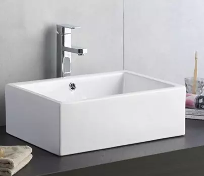 Раковина накладная CeramaLux 51 см 9129 белая