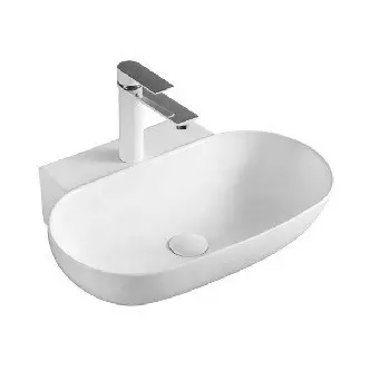 Раковина накладная CeramaLux 57 см 9234 белая