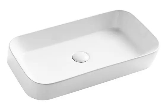 Раковина накладная CeramaLux 60 см 2243 белая