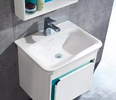 Раковина накладная CeramaLux 61 см 851-60 белая