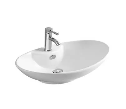 Раковина накладная CeramaLux 67 см 7025 белая