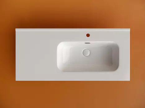 Раковина накладная Ceramica Nova Element 101 см CN7003R белая