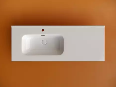 Раковина накладная Ceramica Nova Element 121 см CN7006L белая