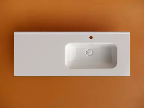 Раковина накладная Ceramica Nova Element 121 см CN7006R белая