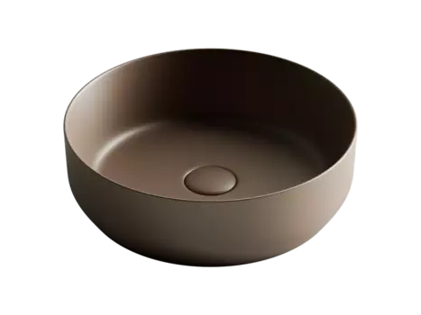 Раковина накладная Ceramica Nova Element CN6022MDB темно-коричневая матовая