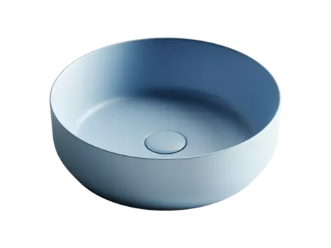 Раковина накладная Ceramica Nova Element CN6022ML голубая матовая
