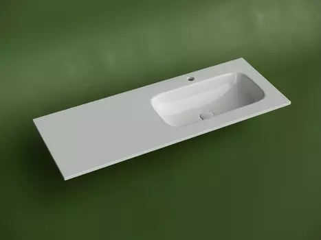 Раковина накладная Ceramica Nova Grace 120 см CN7021 белая