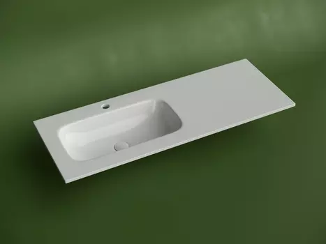 Раковина накладная Ceramica Nova Grace 120 см CN7020 белая