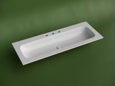 Раковина накладная Ceramica Nova Grace 120 см CN7024 белая