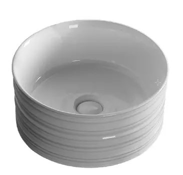 Раковина накладная Ceruttispa 41 см CR0051A белая