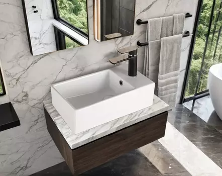 Раковина накладная Ceruttispa 48 см CR7098D белая