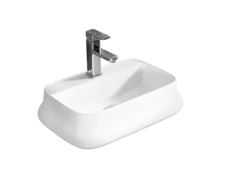 Раковина накладная Ceruttispa 53 см CR0061 белая