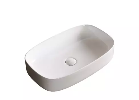 Раковина накладная Ceruttispa 59 см CR0045 белая