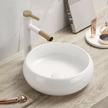 Раковина накладная Comforty 113 36 см белая